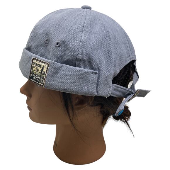 Denim Supplies Dry Goods Supplies Hat Mens Brimless Gray Adjustable - Picture 6 of 9